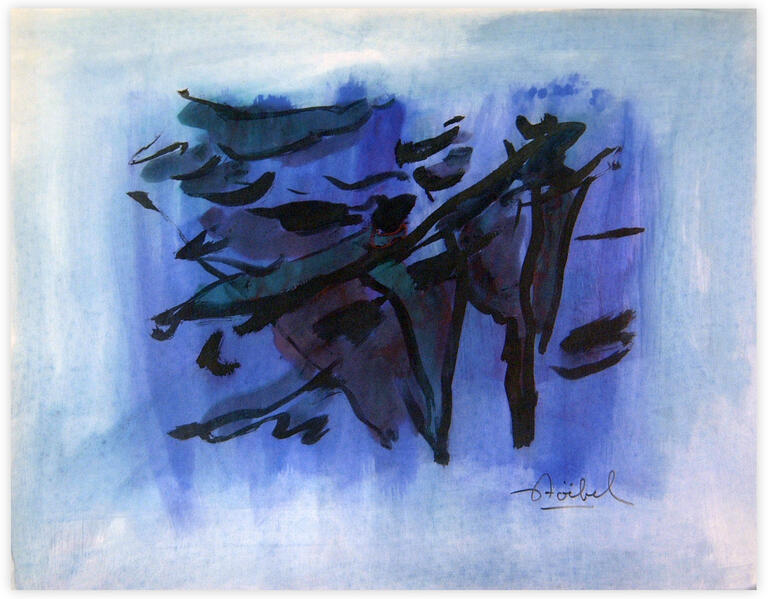 Catalogue raisonné, Edgar Stoëbel, abstract — 