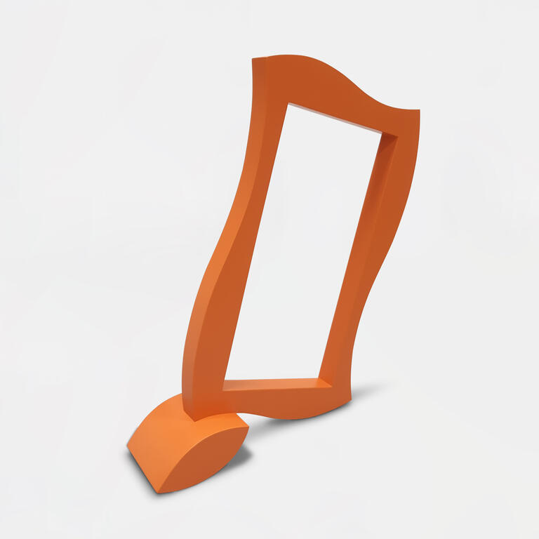 Catalogue raisonné, Jean-Paul Thaéron, Sculpture orange - 1998