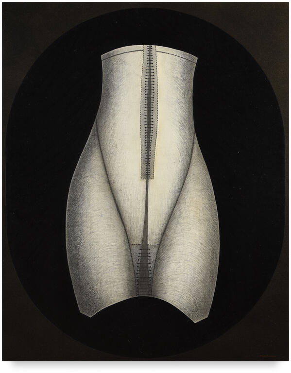 Catalogue raisonné, Henri Maccheroni, Stèle n° 1, Série Archéologie des Signes - circa 1971
