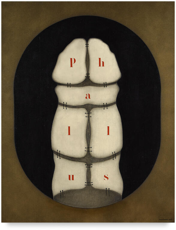 Catalogue raisonné, Henri Maccheroni, Sans titre, Série Archéologie des signes - 1973