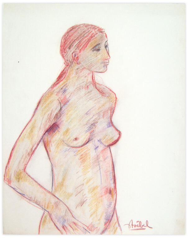 Catalogue raisonné, Edgar Stoëbel, femme nue — 