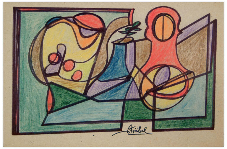 Catalogue raisonné, Edgar Stoëbel, abstract — 