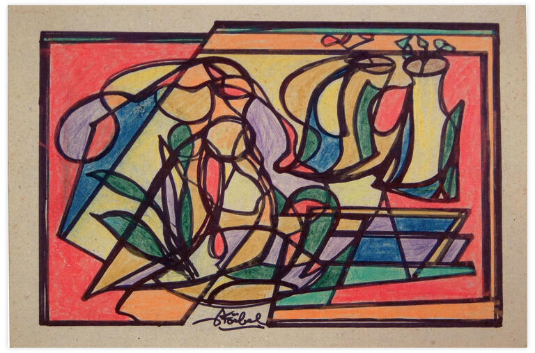 Catalogue raisonné, Edgar Stoëbel, abstract — 