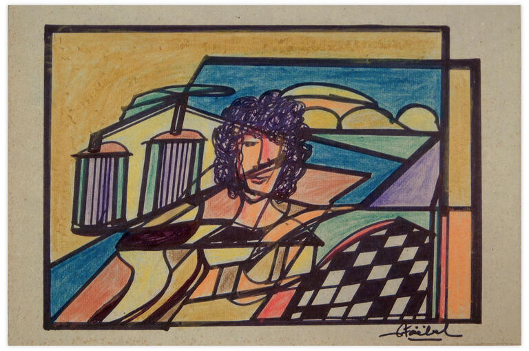 Catalogue raisonné, Edgar Stoëbel, abstract story — 