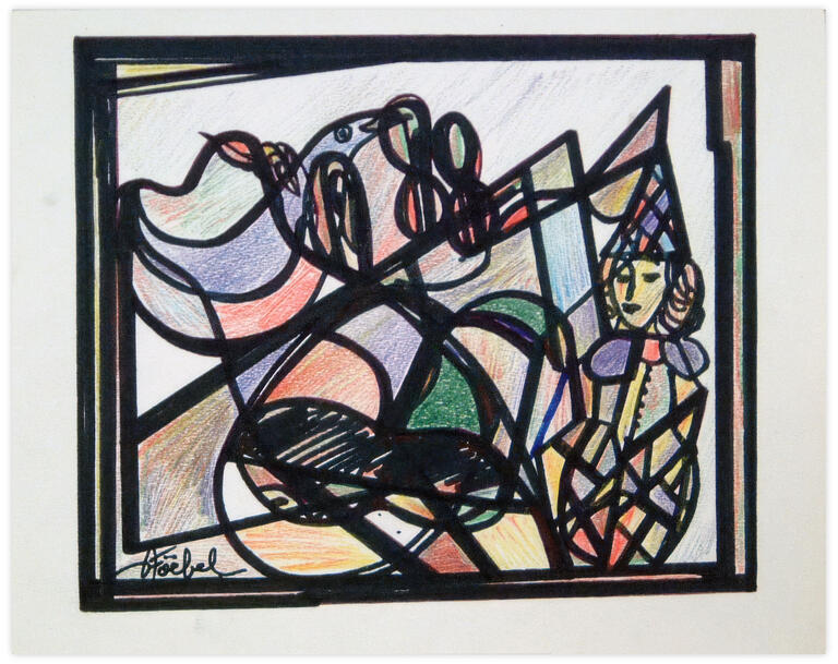 Catalogue raisonné, Edgar Stoëbel, arlequin — 