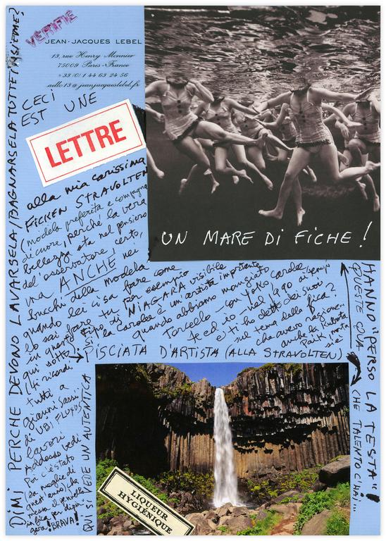 Catalogue raisonné, Jean-Jacques Lebel, Un mare di Fiche ! - 1990