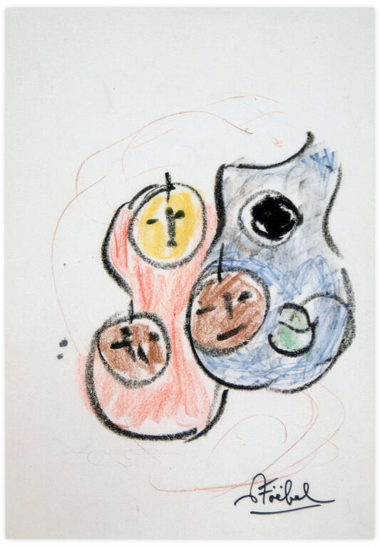 Catalogue raisonné, Edgar Stoëbel, pomme et poire — 