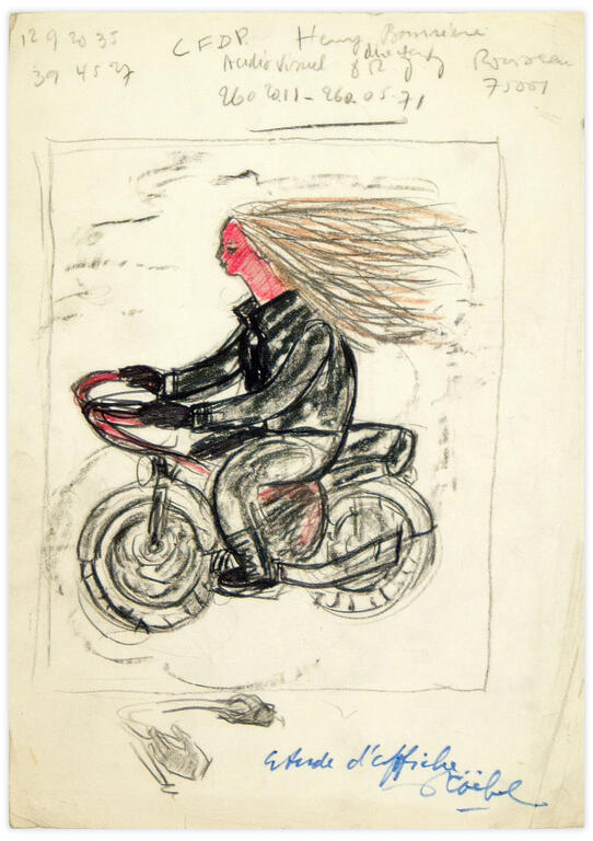 Catalogue raisonné, Edgar Stoëbel, étude d'affiche — 