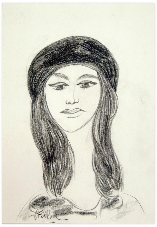 Catalogue raisonné, Edgar Stoëbel, portrait de femme — 