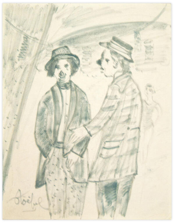 Catalogue raisonné, Edgar Stoëbel, clowneries — 