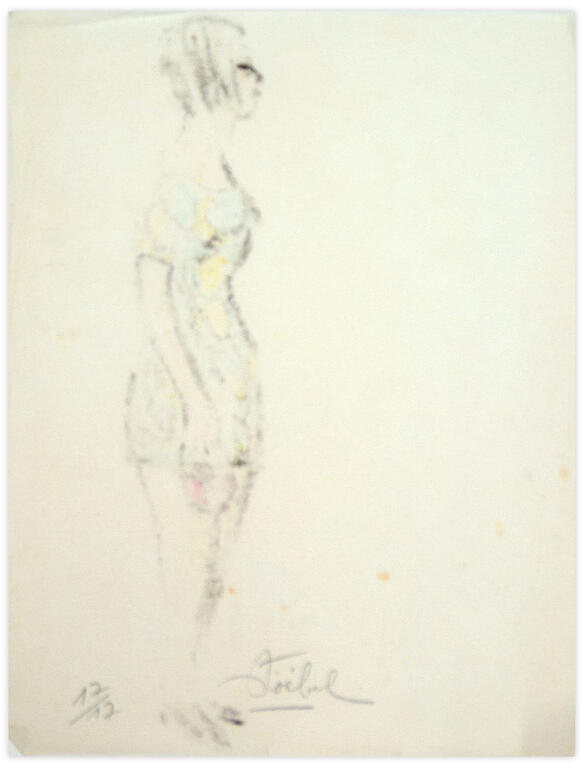 Catalogue raisonné, Edgar Stoëbel, impression 17/17 - femme — 