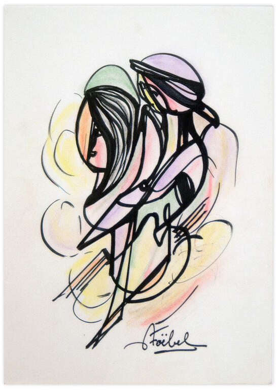 Catalogue raisonné, Edgar Stoëbel, deux femmes — 