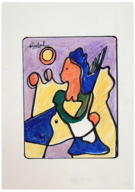 Catalogue raisonné, Edgar Stoëbel, by the moonlight — 