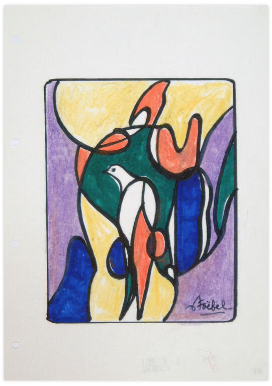 Catalogue raisonné, Edgar Stoëbel, l'oiseau — 