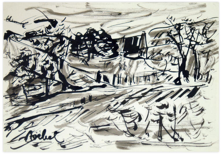 Catalogue raisonné, Edgar Stoëbel, landscape — 