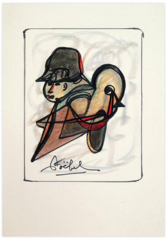 Catalogue raisonné, Edgar Stoëbel, homme à la casquette — 