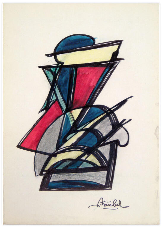 Catalogue raisonné, Edgar Stoëbel, abstract — 