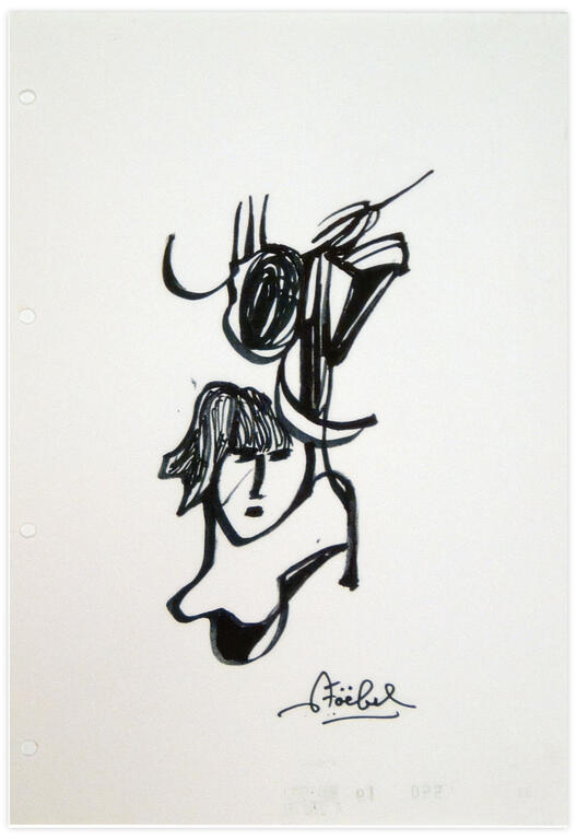 Catalogue raisonné, Edgar Stoëbel, abstrait femme — 