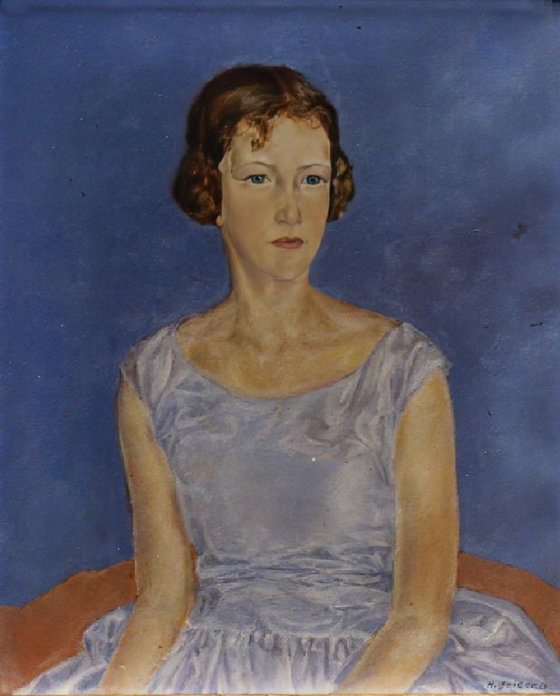 Catalogue raisonné, oeuvre de l'artiste Hans Seiler - Portrait de Ruth G , 1927