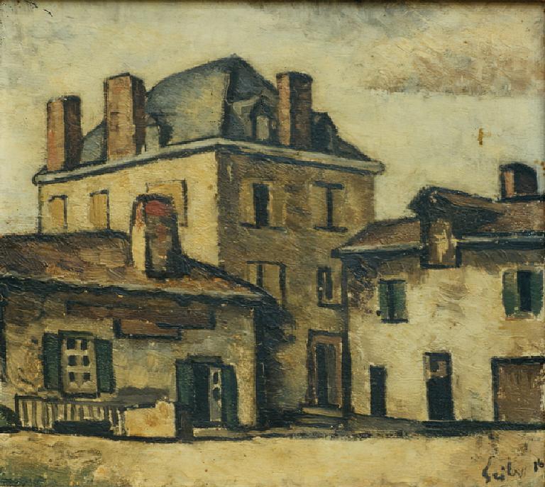 Catalogue raisonné, oeuvre de l'artiste Hans Seiler - Maison à St Junien, 1928
