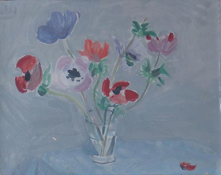 Catalogue raisonné, Hans Seiler, Vase aux anémones, octobre 1934