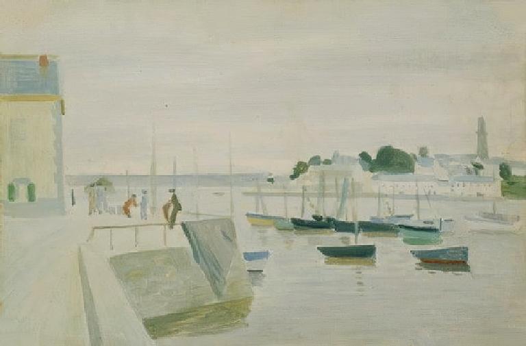 Catalogue raisonné, oeuvre de l'artiste Hans Seiler - Le port, 1938