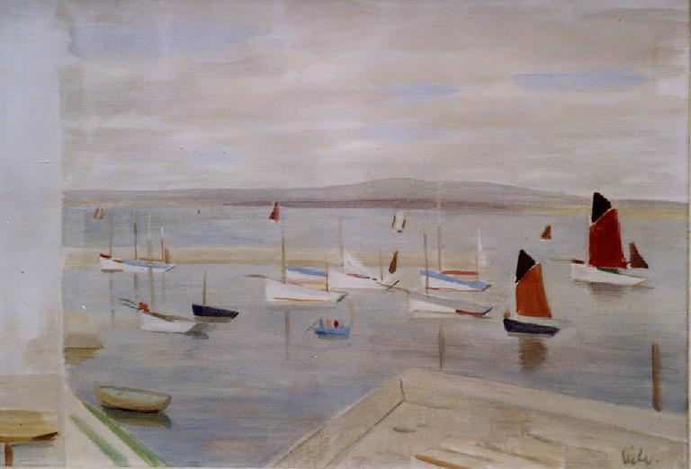 Catalogue raisonné, oeuvre de l'artiste Hans Seiler - Les voiles rouges, 1938