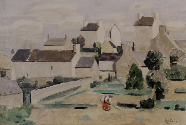 Catalogue raisonné, Hans Seiler, Petit village breton, 1938
