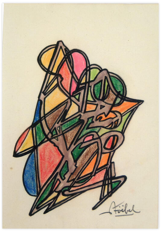 Catalogue raisonné, Edgar Stoëbel, abstract — 