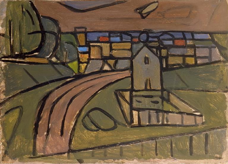 Catalogue raisonné, oeuvre de l'artiste Hans Seiler - La route de Sucy, circa 1942