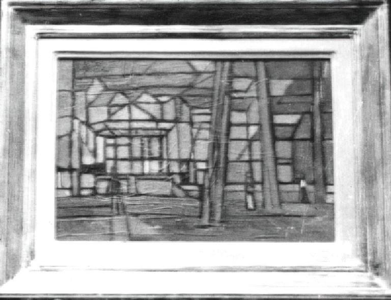 Catalogue raisonné, oeuvre de l'artiste Hans Seiler - Le kiosque à musique, circa 1942