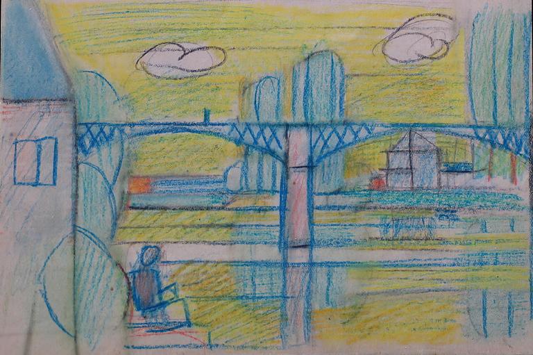 Catalogue raisonné, Hans Seiler, Le pont de Bonneuil 1, circa 1942