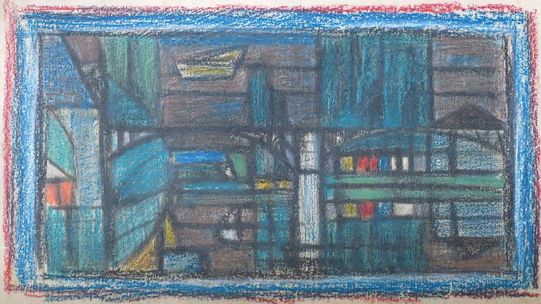 Catalogue raisonné, oeuvre de l'artiste Hans Seiler - Le pont sur la Marne 2, circa 1942