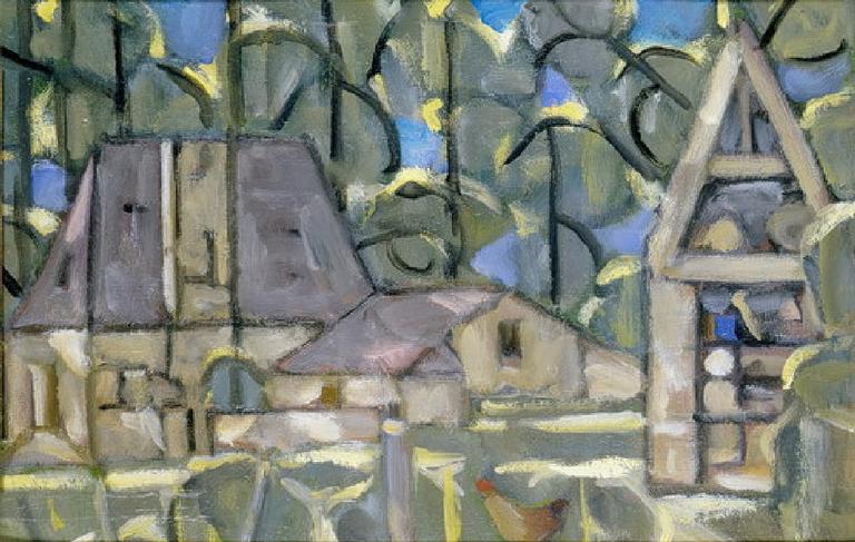 Catalogue raisonné, oeuvre de l'artiste Hans Seiler - la ferme et le four à pain 
