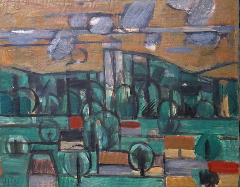 Catalogue raisonné, oeuvre de l'artiste Hans Seiler - Les Pendolies, circa 1946
