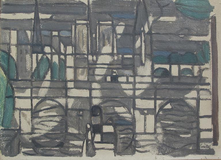 Catalogue raisonné, Hans Seiler, Notre-Dame, circa 1947