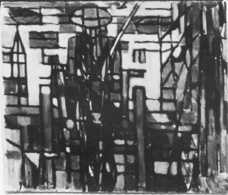 Catalogue raisonné, oeuvre de l'artiste Hans Seiler - Paysan avec l'âne, 1947