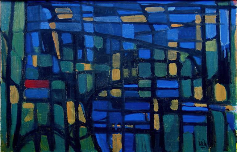 Catalogue raisonné, oeuvre de l'artiste Hans Seiler - Vallée sombre, 1947
