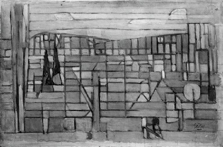 Catalogue raisonné, oeuvre de l'artiste Hans Seiler - La vallée, circa 1947