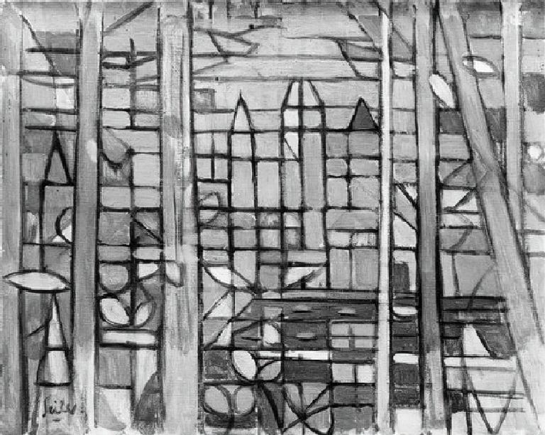 Catalogue raisonné, oeuvre de l'artiste Hans Seiler - Le château, 1947
