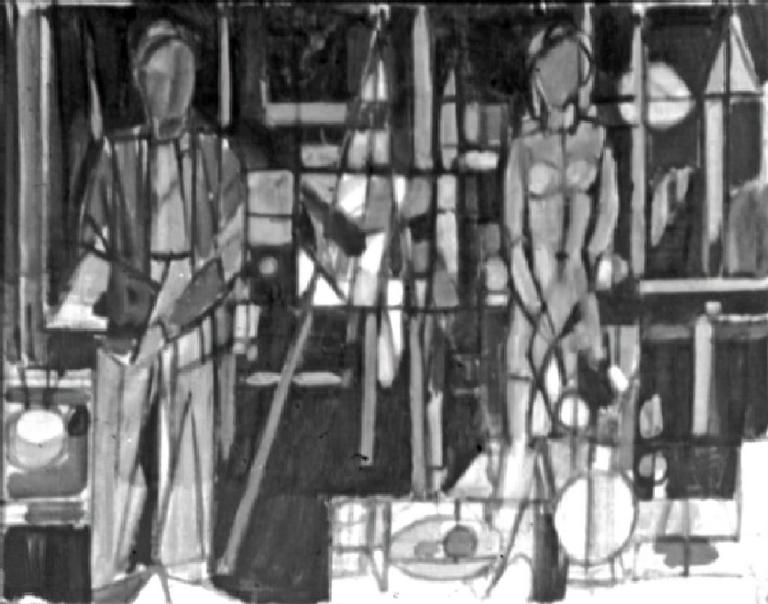 Catalogue raisonné, Hans Seiler, Le peintre et son modèle, 1948