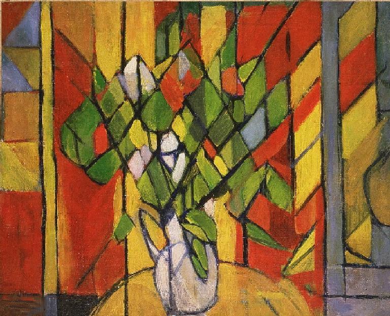 Catalogue raisonné, oeuvre de l'artiste Hans Seiler - Bouquet de fleurs, circa 1948