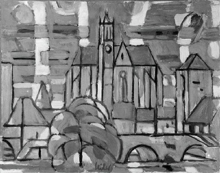 Catalogue raisonné, Hans Seiler, Moret sur Loing II, circa 1948