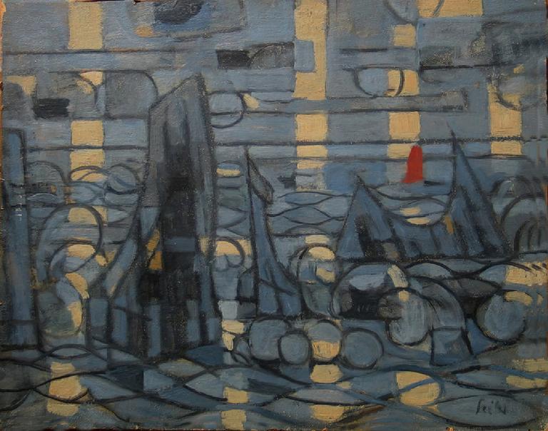 Catalogue raisonné, Hans Seiler, Les rochers de Belle-Ile, 1950