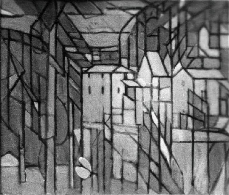 Catalogue raisonné, oeuvre de l'artiste Hans Seiler - La maison de La Roque, circa 1950