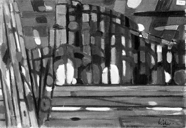 Catalogue raisonné, oeuvre de l'artiste Hans Seiler - Les Pendolies, circa 1951