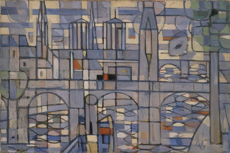 Catalogue raisonné, Hans Seiler, La cité , 1952