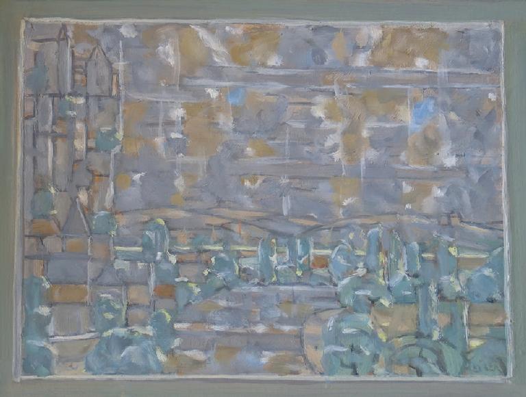 Catalogue raisonné, oeuvre de l'artiste Hans Seiler - La Dordogne à Beynac (I), circa 1952