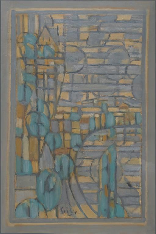 Catalogue raisonné, Hans Seiler, La Dordogne sous Beynac, circa 1952