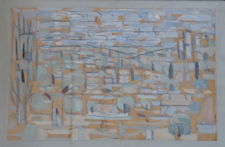 Catalogue raisonné, Hans Seiler, La vallée, circa 1952